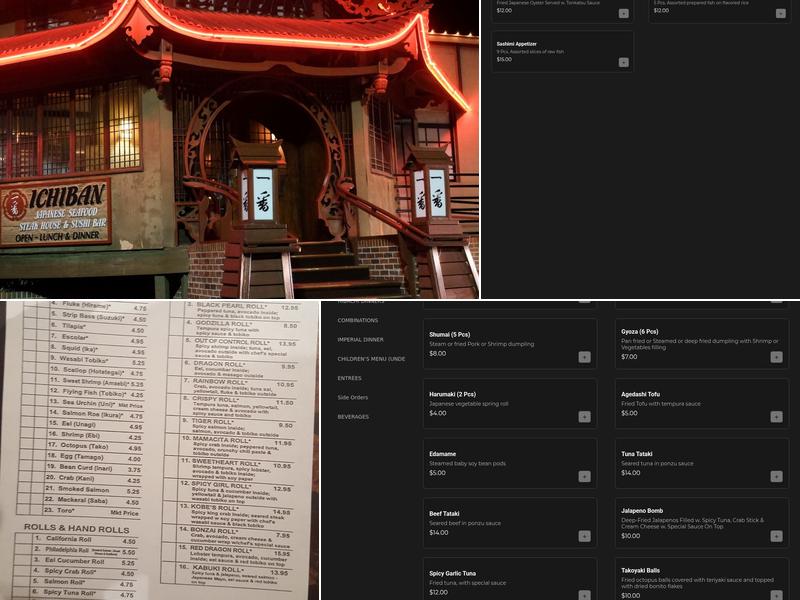 Ichiban Menu