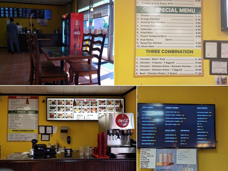 Ichiban Teriyaki Menu