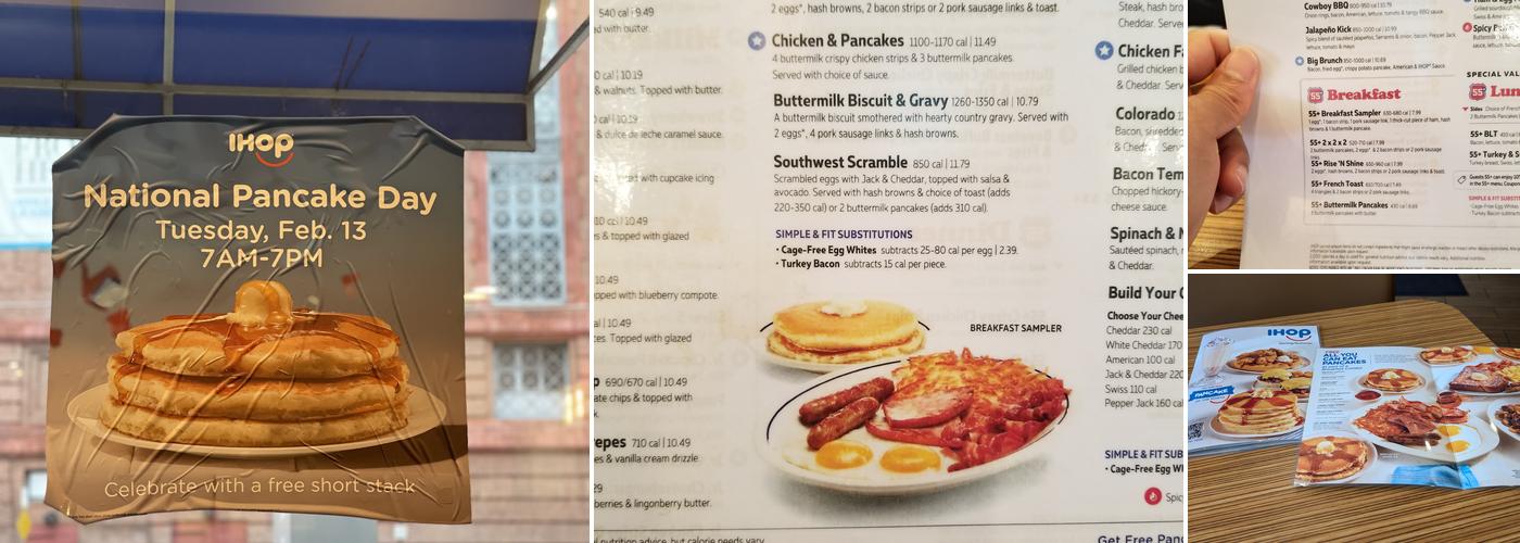 IHOP Menu