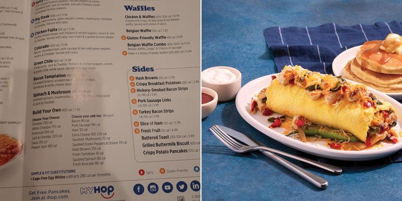 IHOP Menu