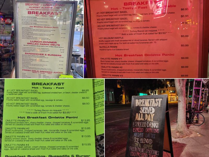 INTERACTIVE CAFE Menu