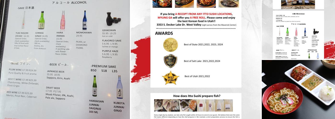 Itto Sushi-Orem Menu