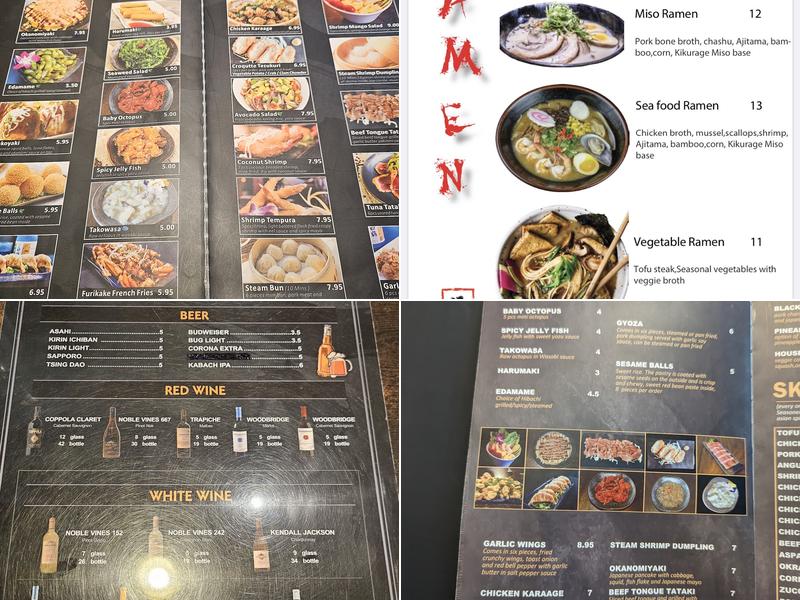 IZA Robata Spring Menu