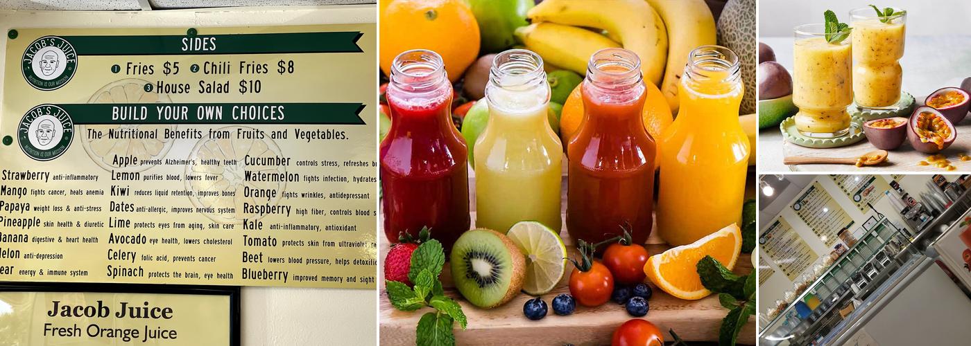 JACOBS JUICE Menu