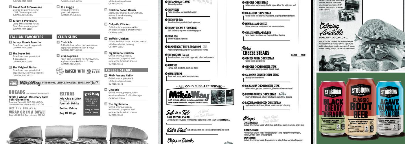 Jersey Mike's Subs Menu