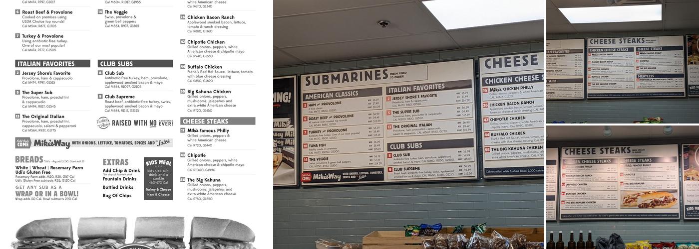 Jersey Mike's Subs Menu