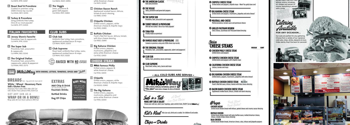 Jersey Mike's Subs Menu