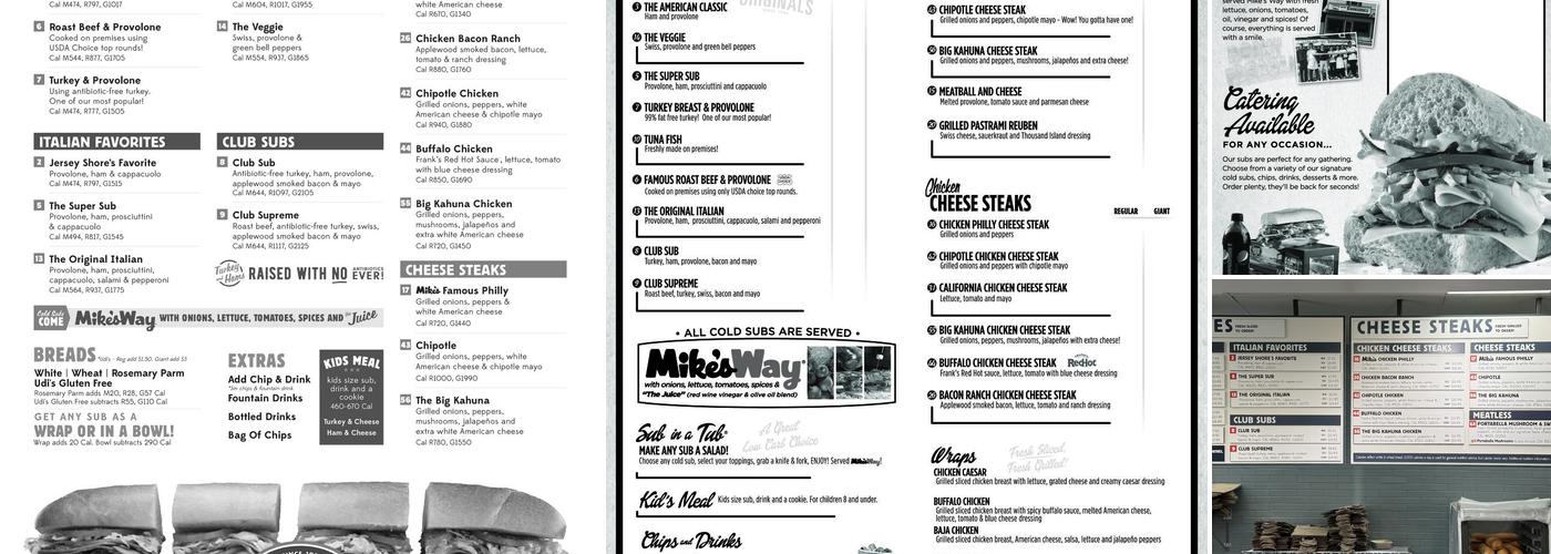 Jersey Mike's Subs Menu