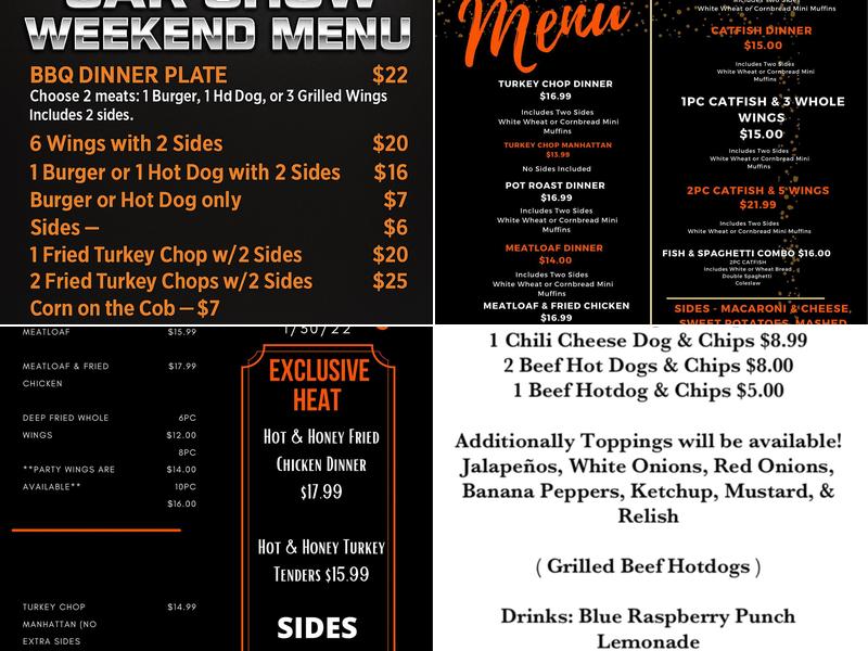 Jimmies Soulfood & More Menu