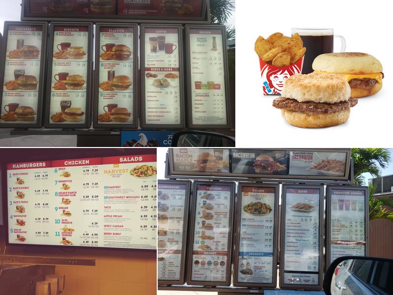 Wendy's Menu