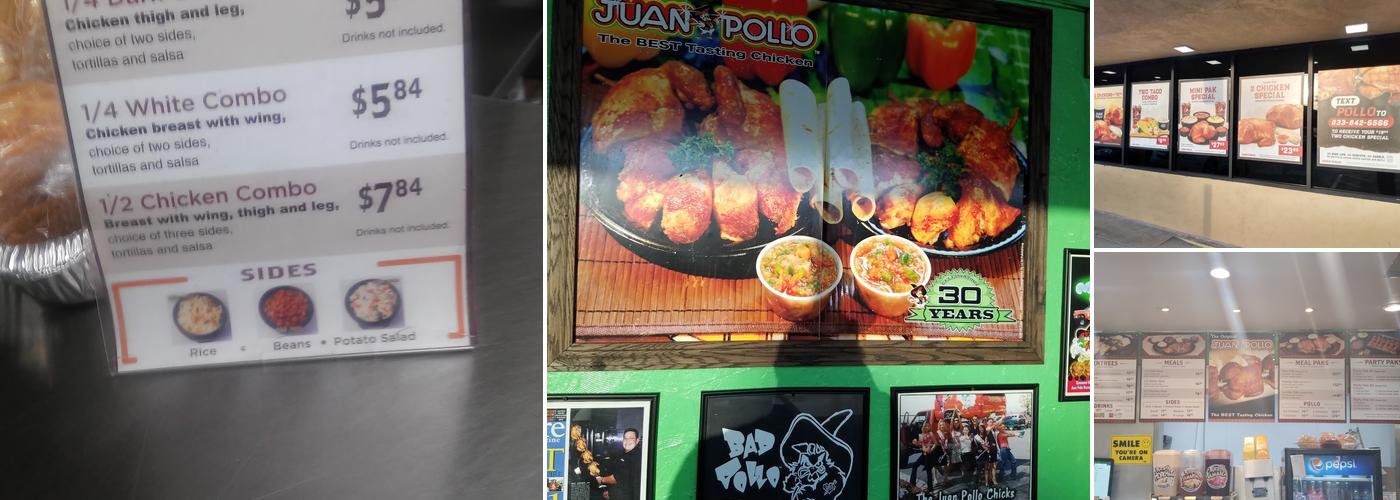 Juan Pollo Menu