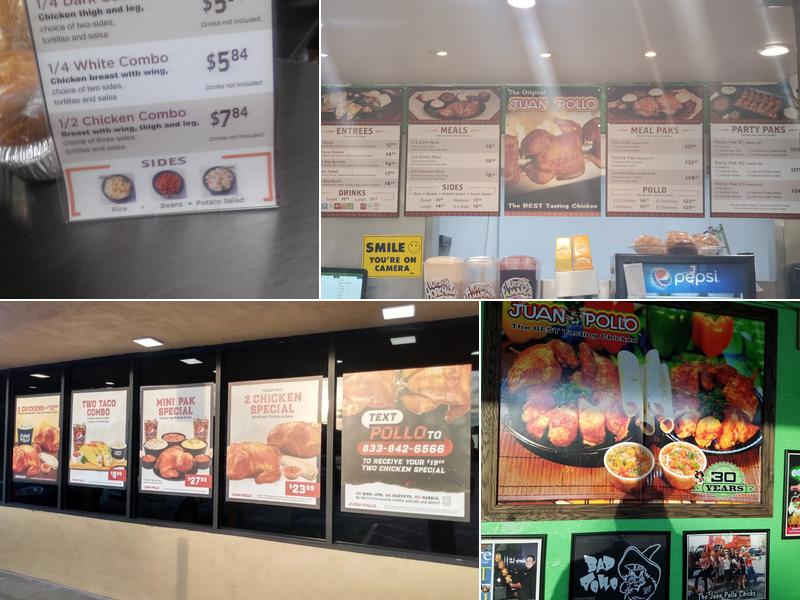 Juan Pollo Menu