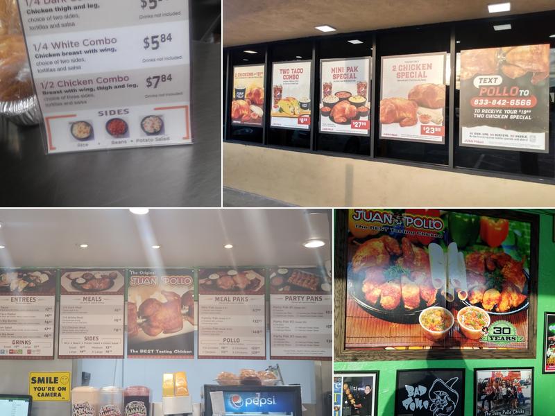 Juan Pollo Menu