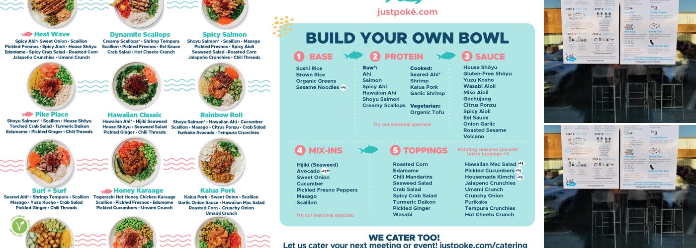 Just Poke Renton Landing Menu