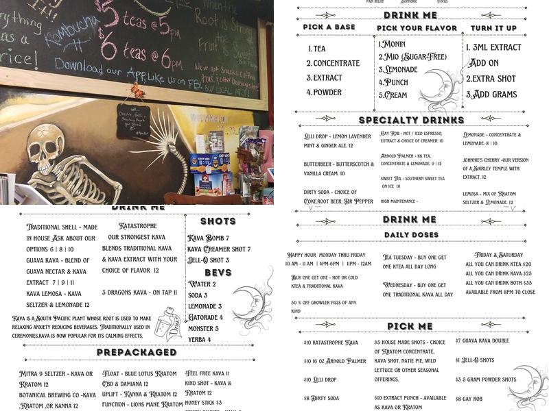 Kava Kat Menu