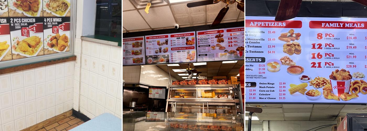 Kennedy Fried Chicken Menu