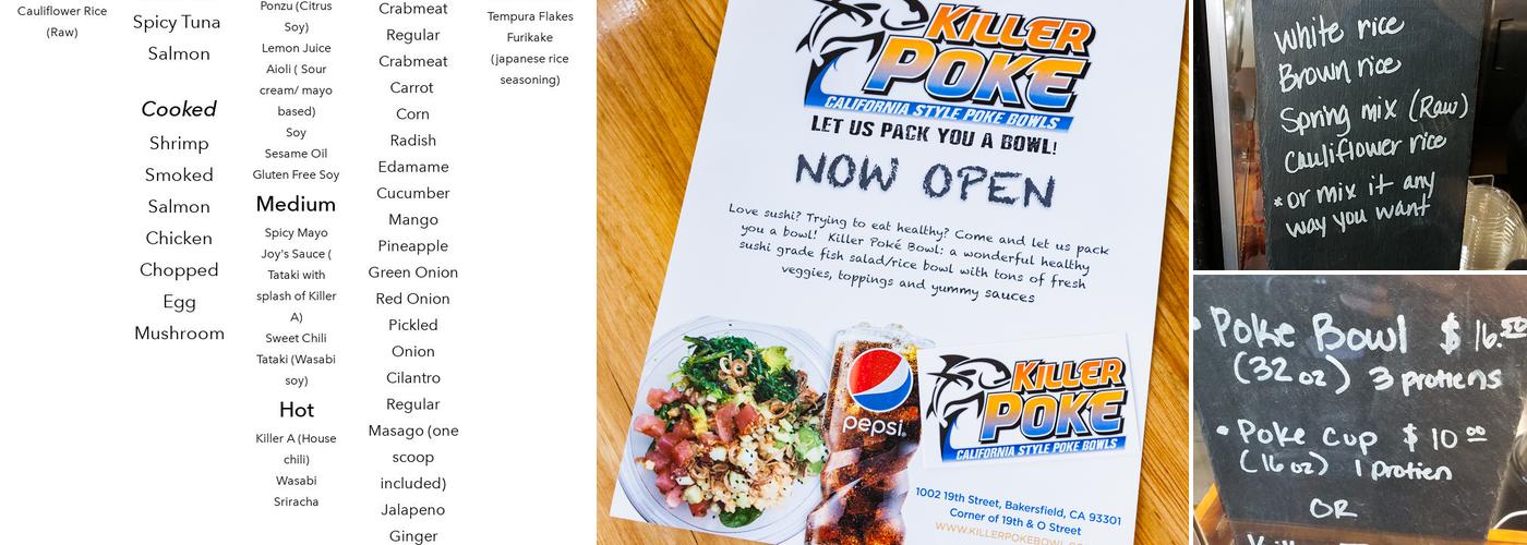 Killer Poke Menu