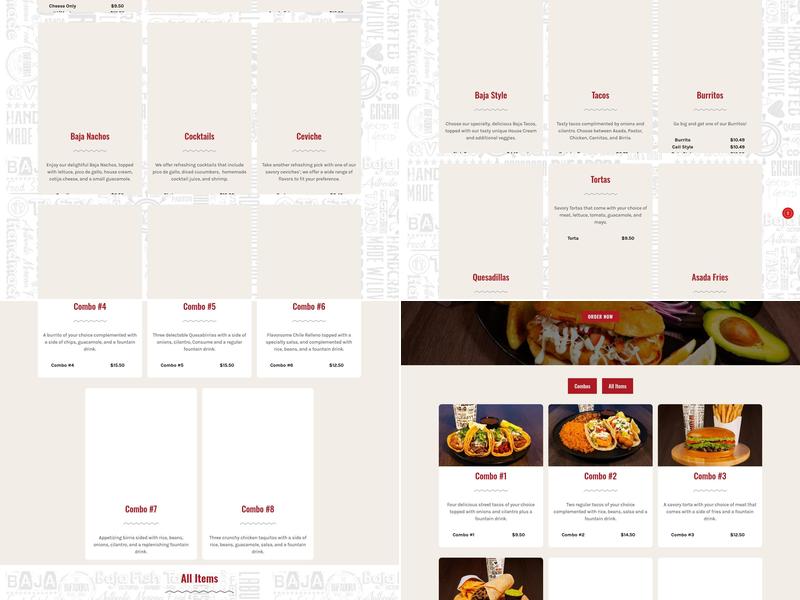 La Bufadora Baja Grill Montclair Menu