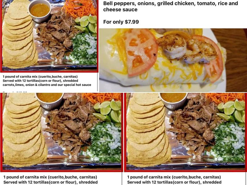 La Casa Del Burrito Taco Shop Menu