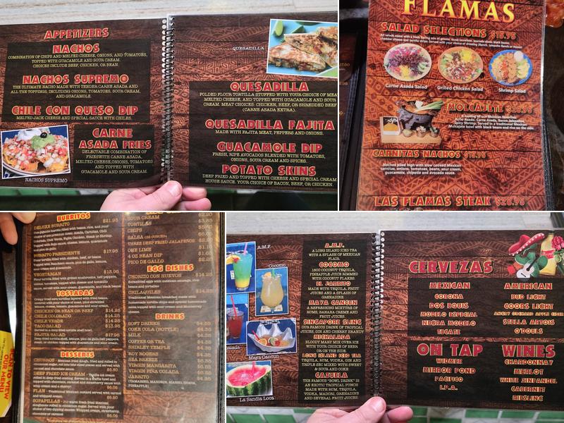Las Flamas Menu