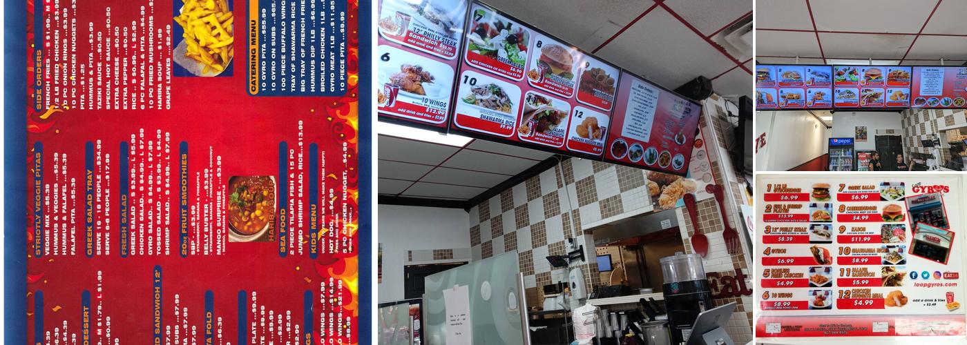 Loop Gyros Menu