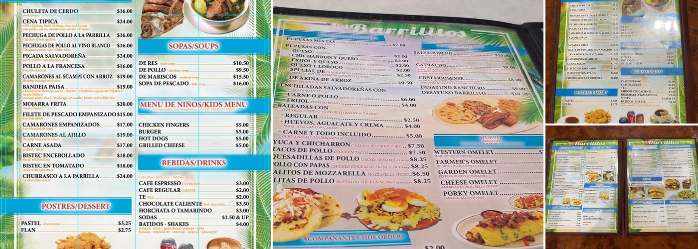 Los Barrilitos Menu