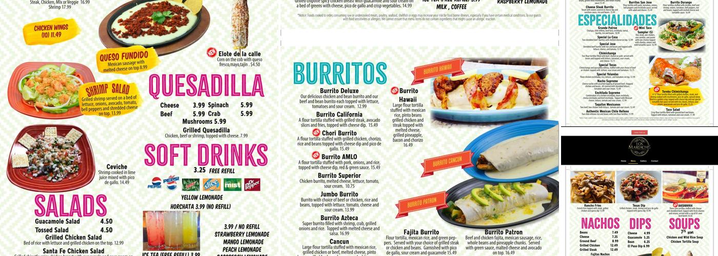 Los Mariachis - University Town Centre Menu