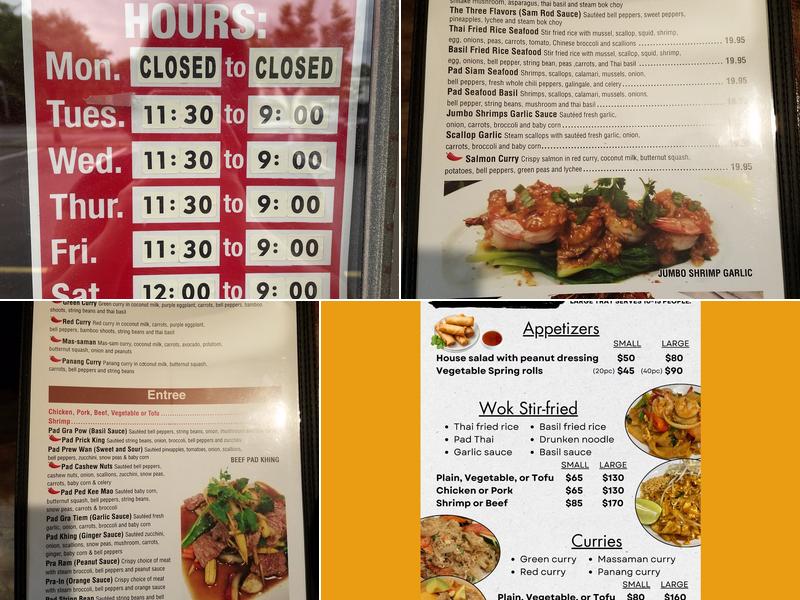Lotus Thai Cuisine Menu