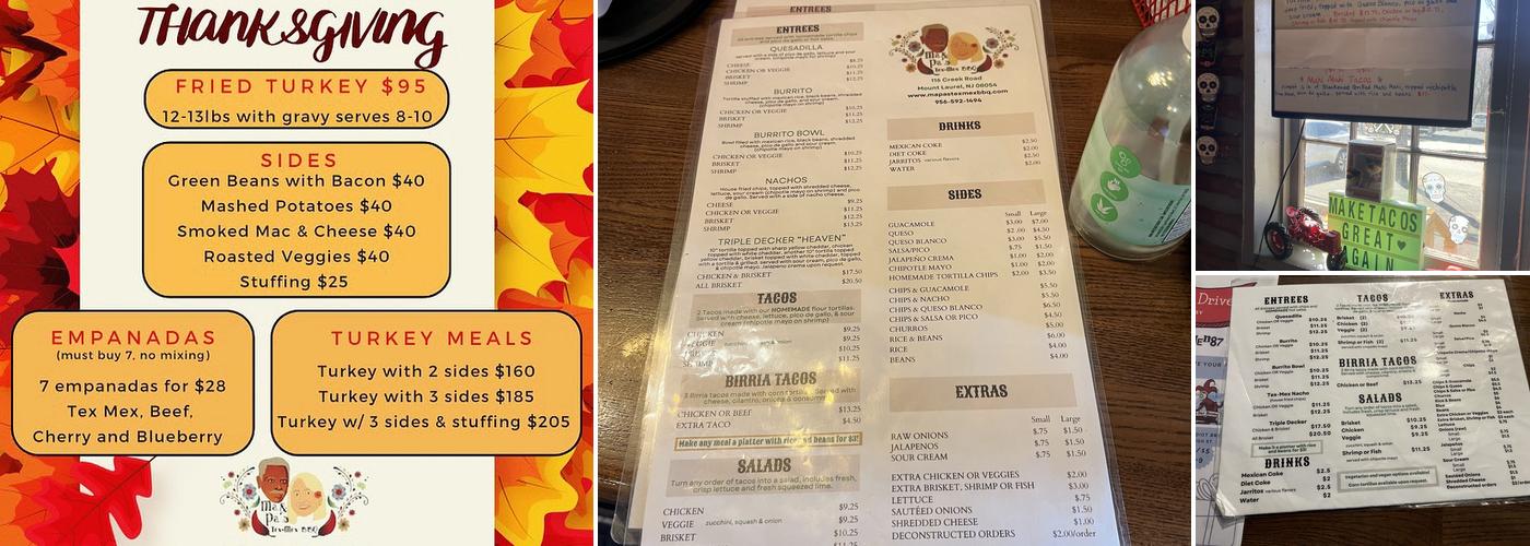 Ma & Pa’s Tex-Mex BBQ Menu
