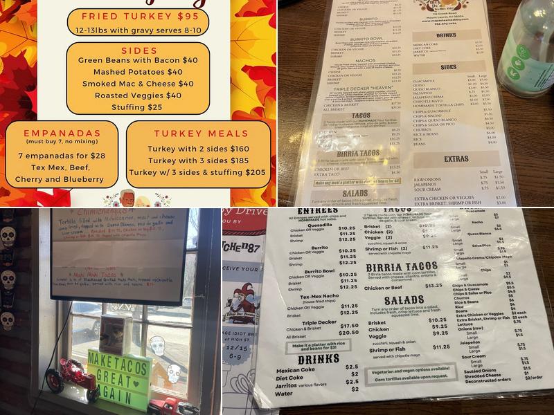 Ma & Pa’s Tex-Mex BBQ Menu