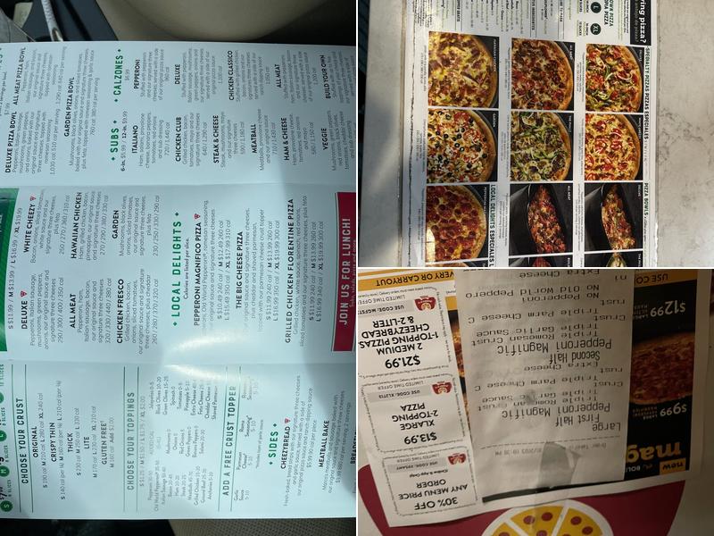 Marco's Pizza Menu