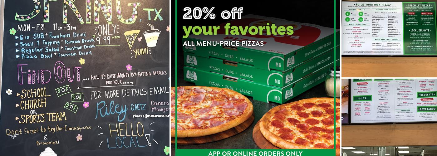 Marco's Pizza Menu