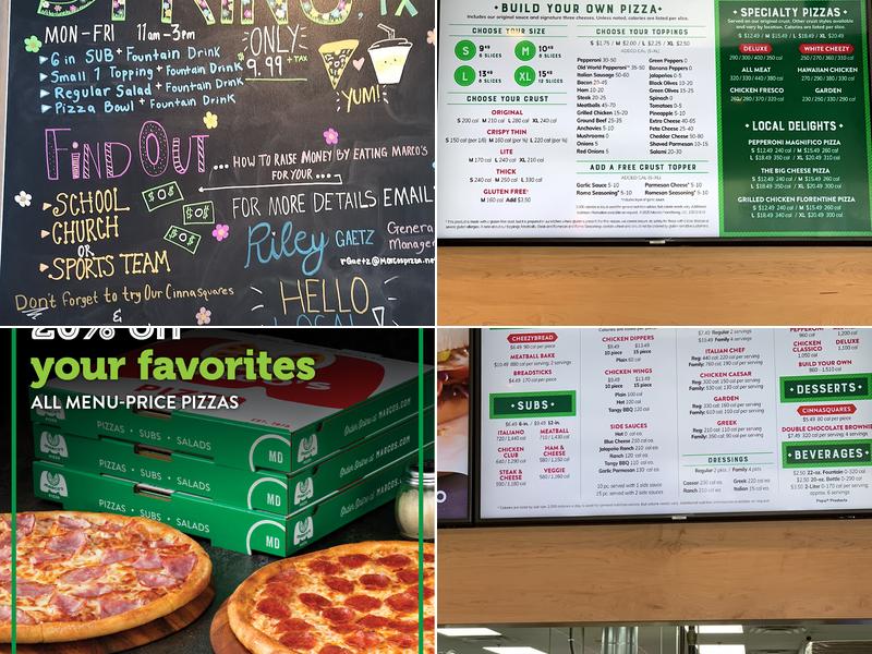 Marco's Pizza Menu