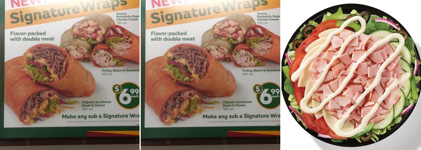 Subway Menu