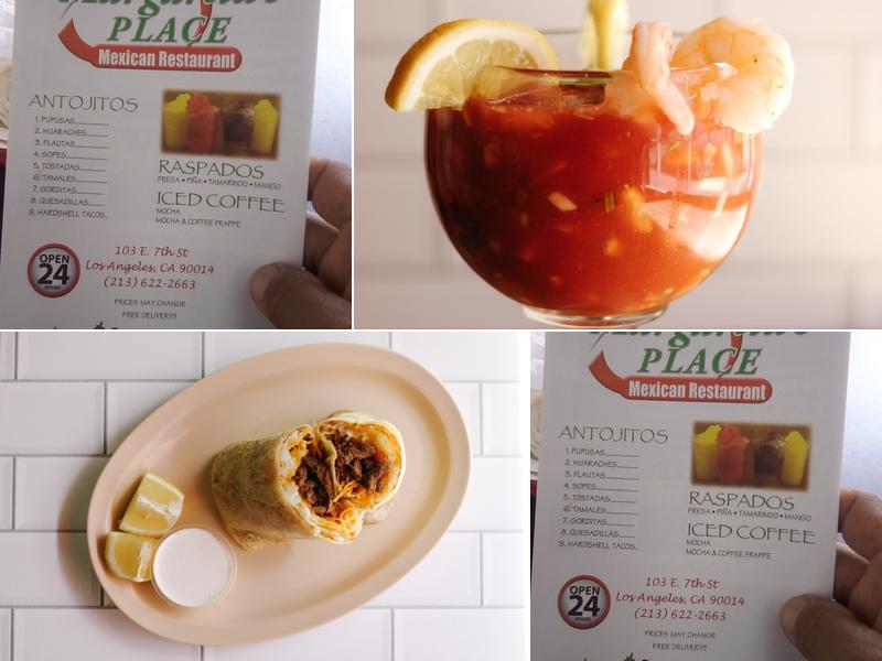 Margarita's Place Menu