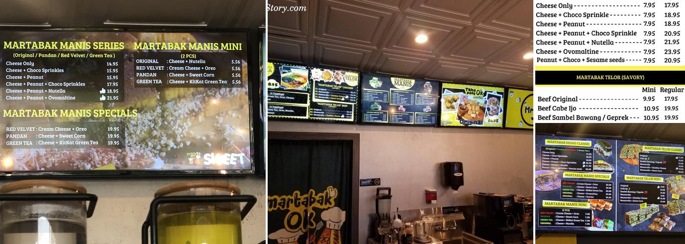 Martabak Ok Menu