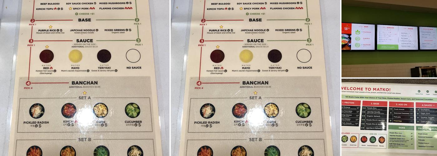 Matko Menu