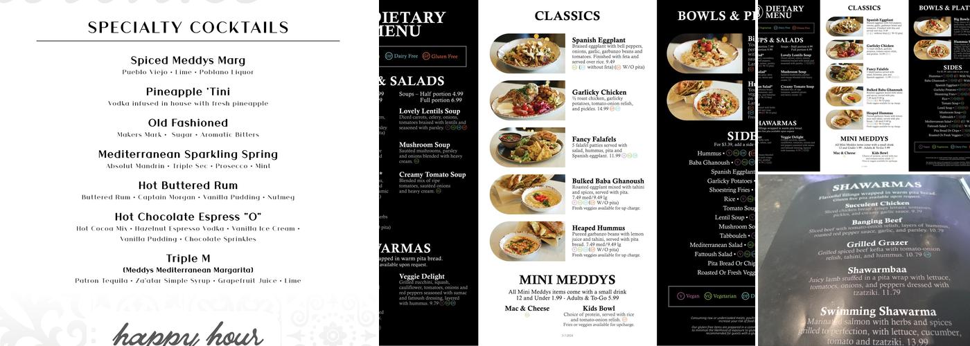 Meddys Menu