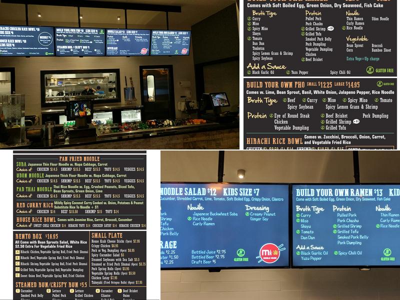 Mian Noodle House Menu