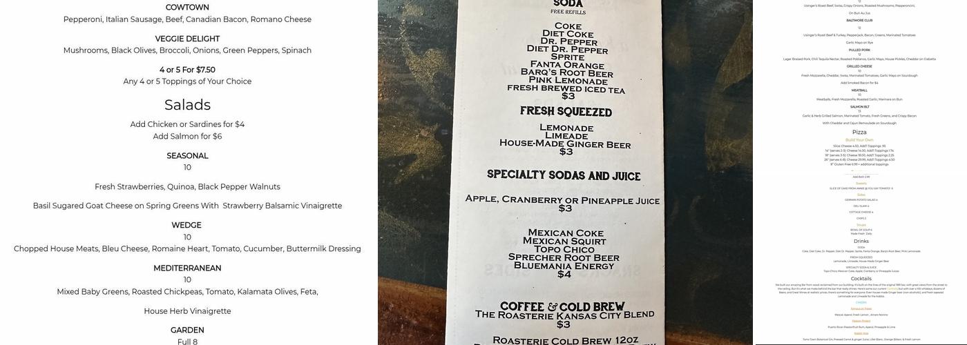 Milwaukee Delicatessen Company Menu