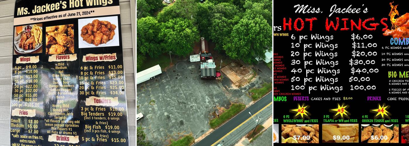 Miss Jackee's Hotwings Menu