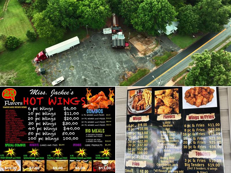 Miss Jackee's Hotwings Menu