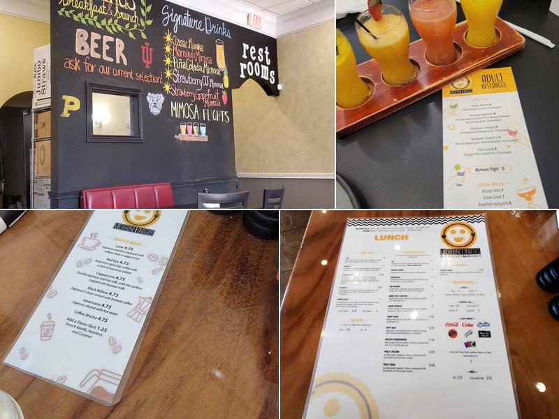 Mornings Breakfast & Brunch Menu