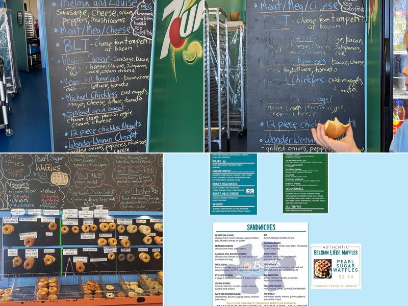 Seaside Bagels Menu