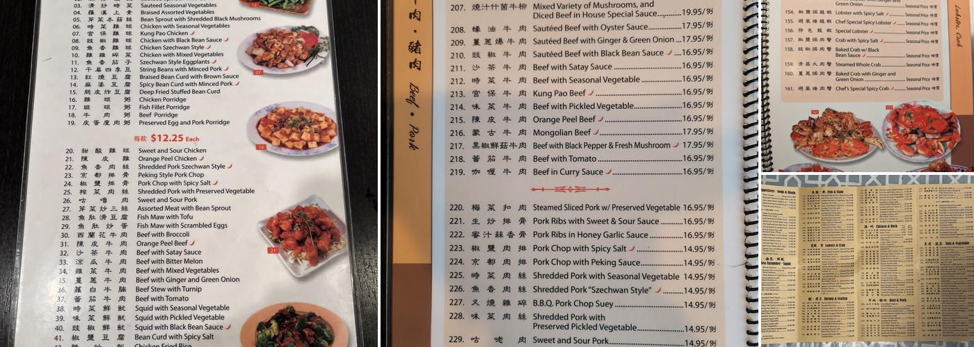 Mr Chopsticks Seafood & BBQ Menu