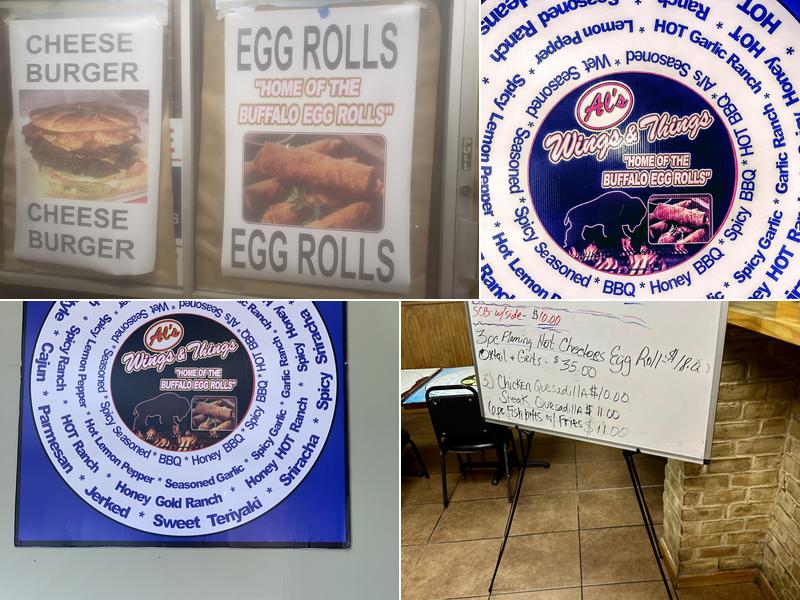 Al's Wings and Things Menu