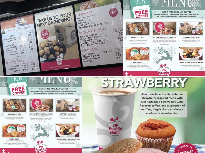 My Favorite Muffin Menu