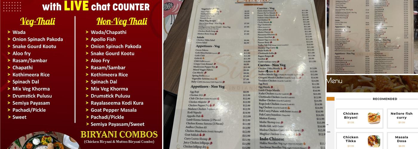 New Sitara Indian Cuisine Menu