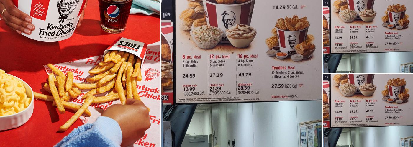 KFC Menu