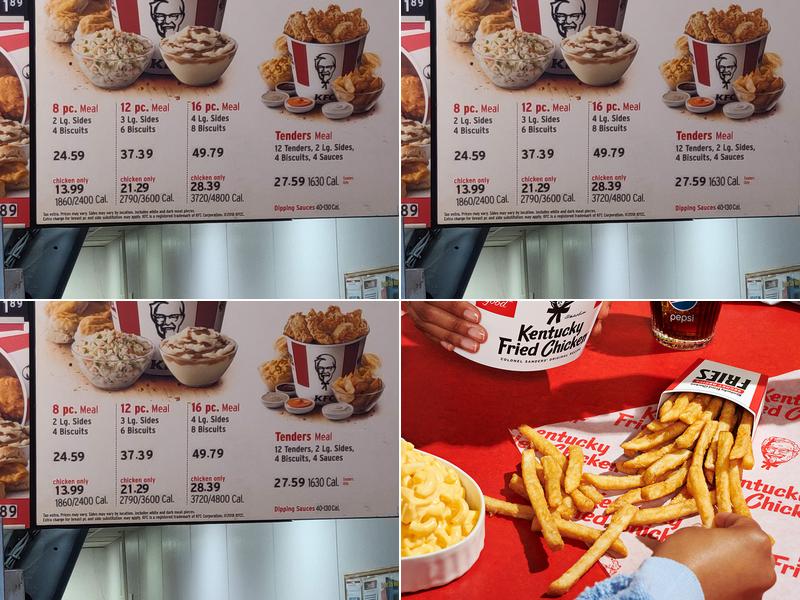 KFC Menu